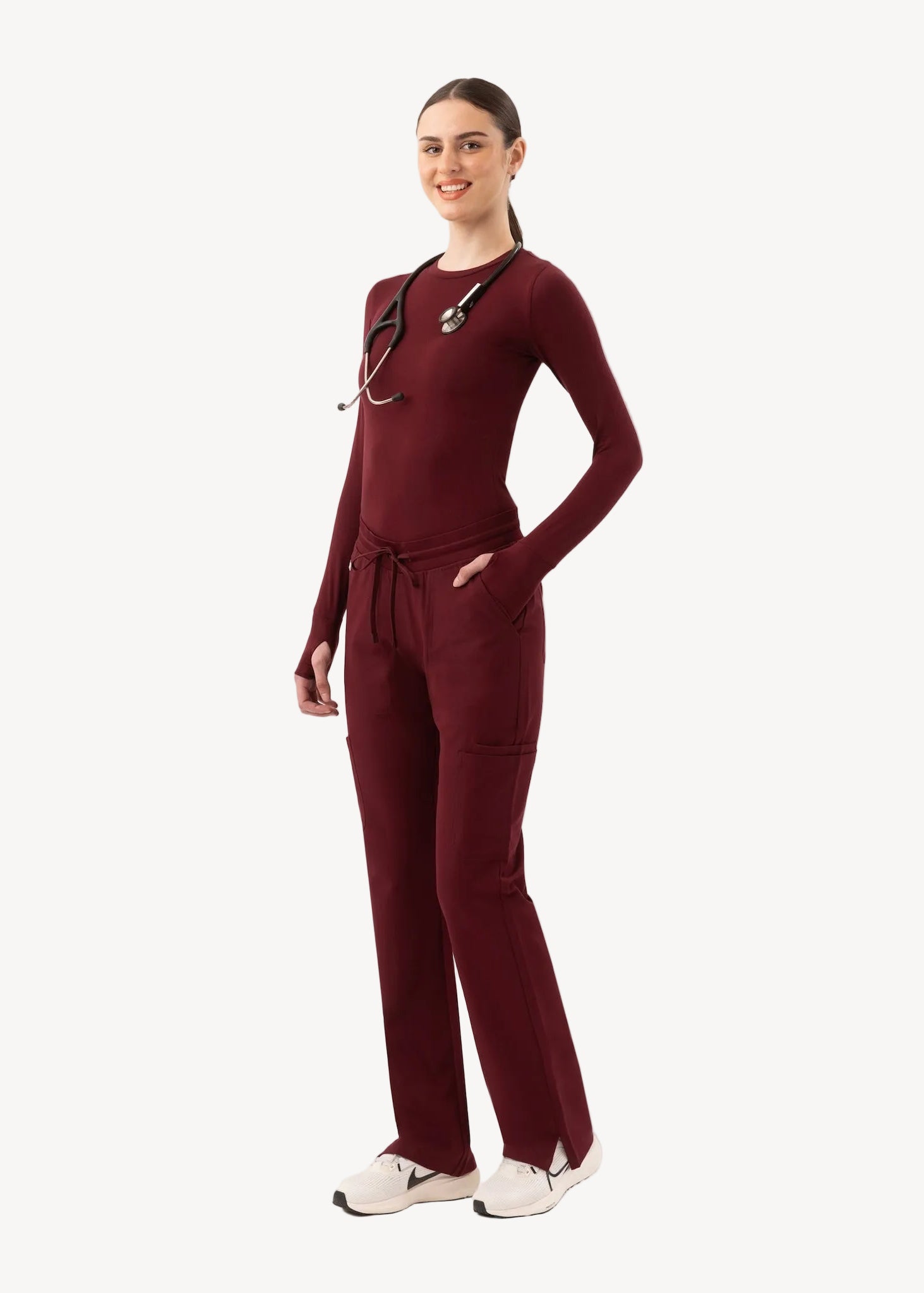 Under Scrub Burgundy