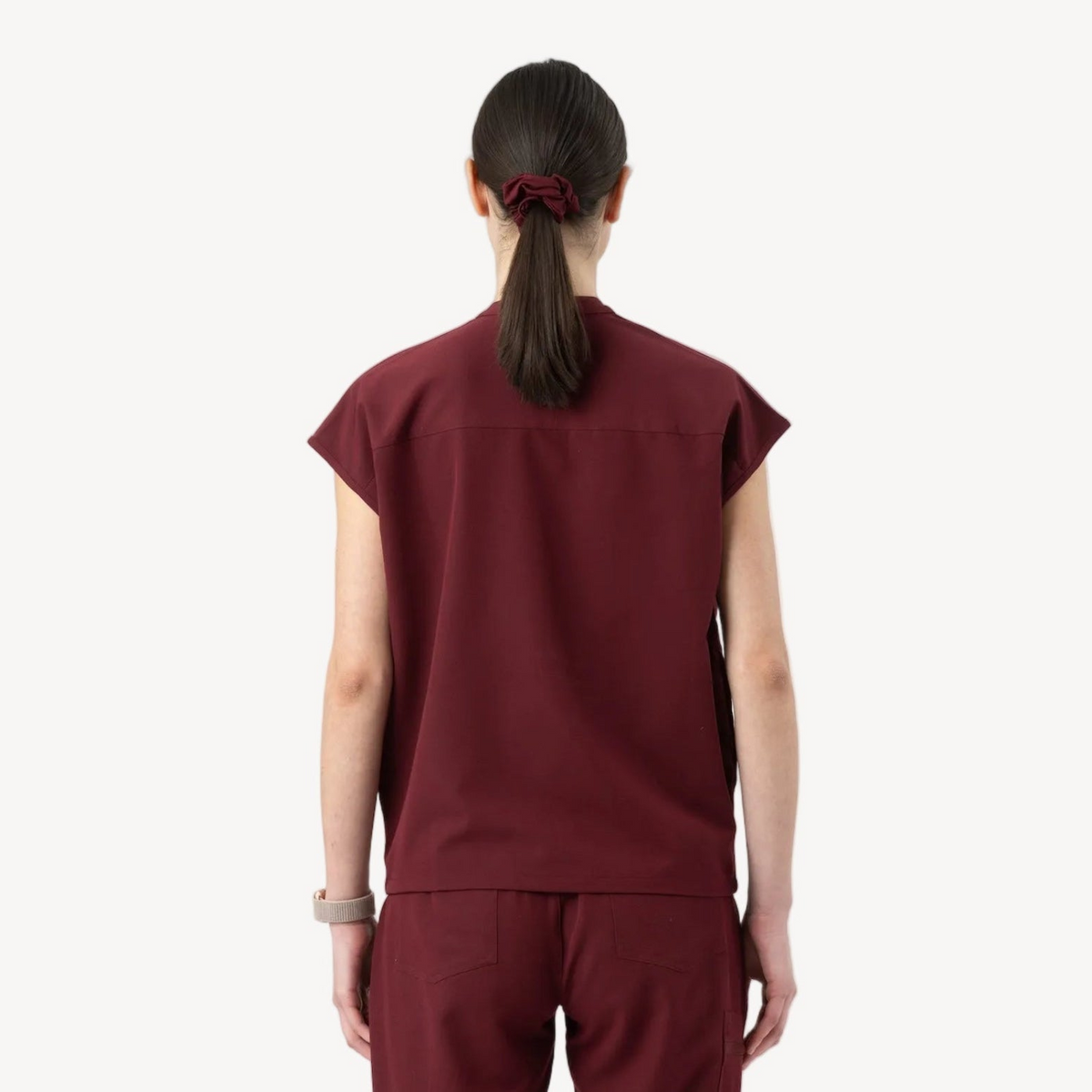 Oversized Top Burgundy