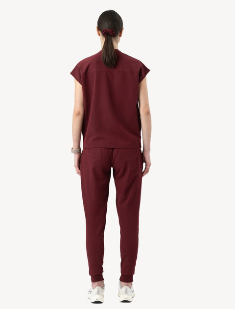 Oversized Top Burgundy