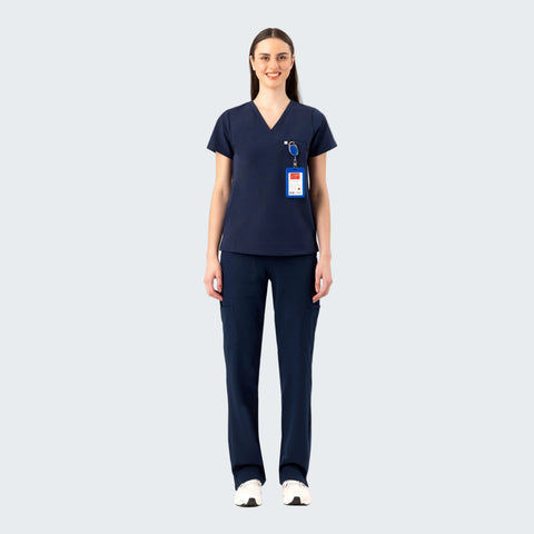 Aura One Pocket Top Navy