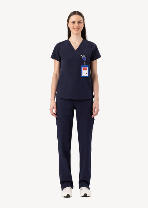 Aura One Pocket Top Navy