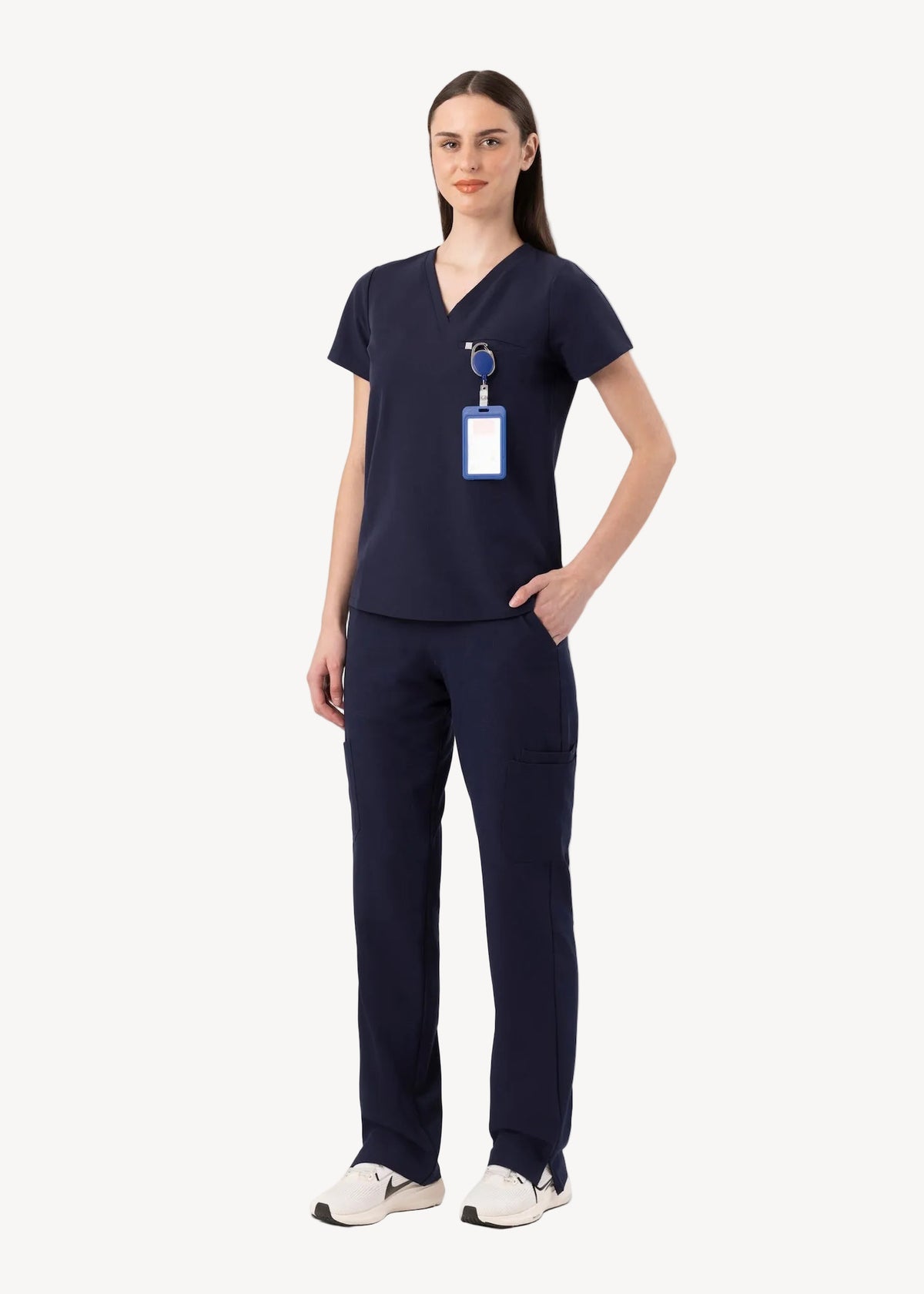 Aura One Pocket Top Navy