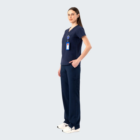 Aura One Pocket Top Navy