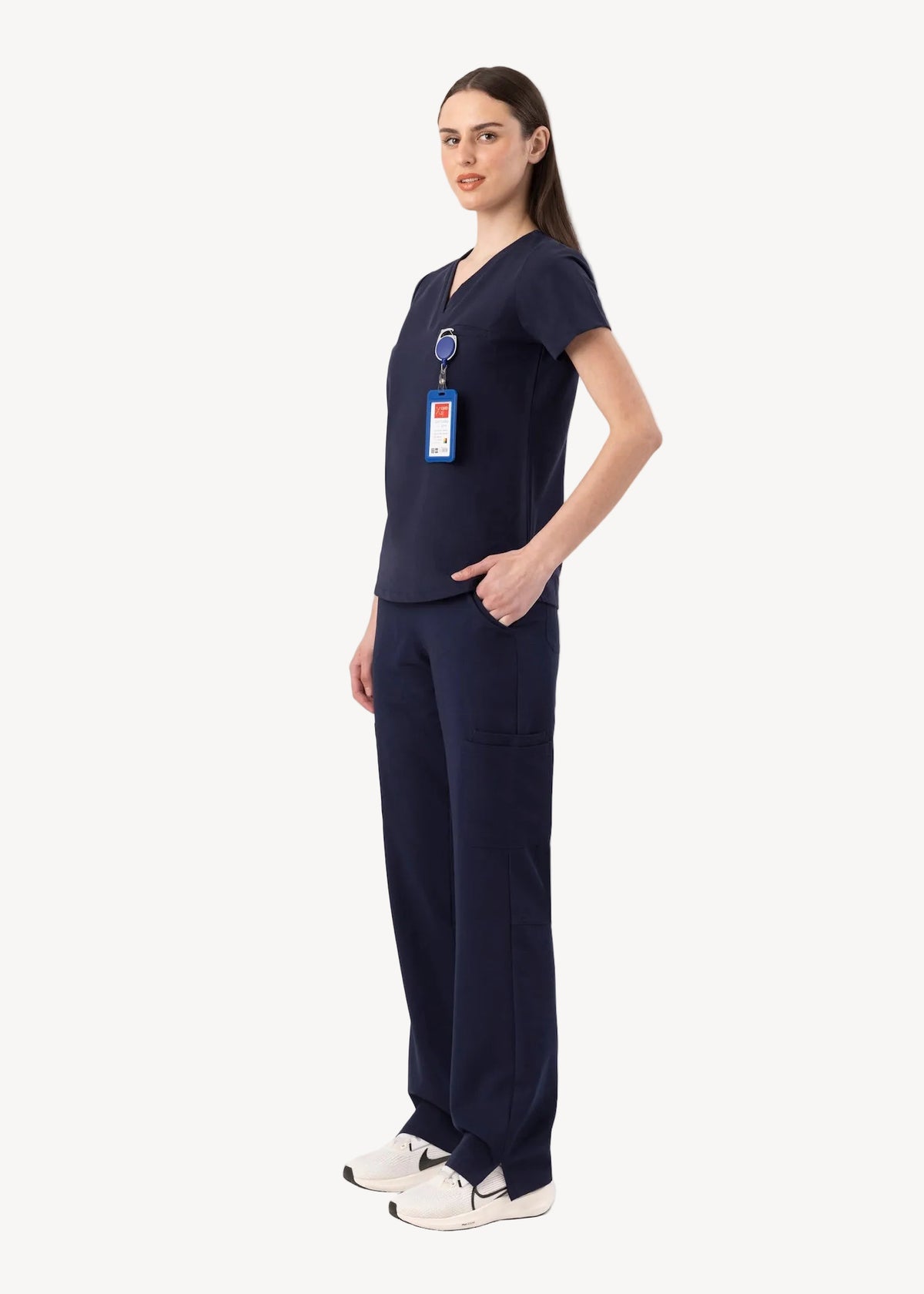 Aura One Pocket Top Navy