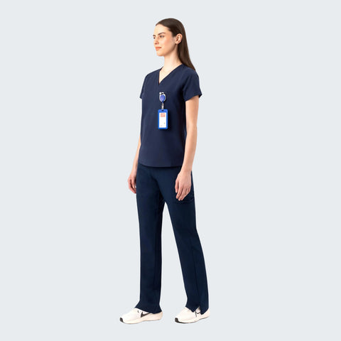 Aura One Pocket Top Navy
