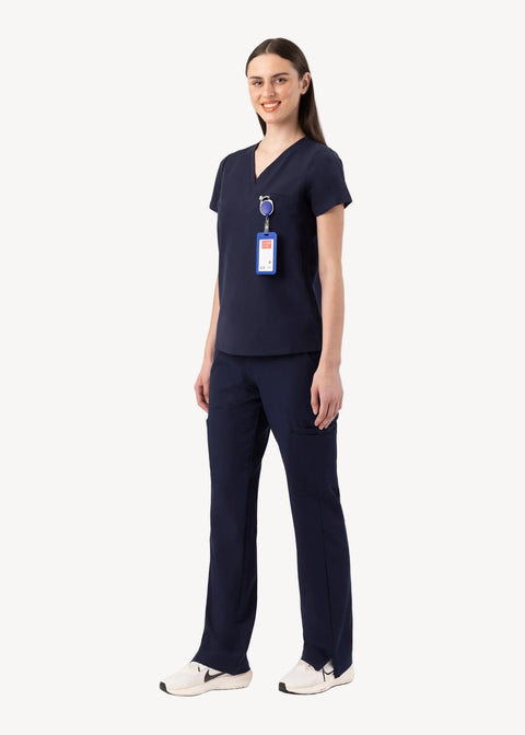 Aura One Pocket Top Navy