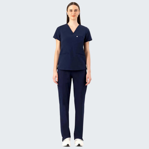 Aura One Pocket Top Navy