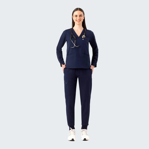 Aura One Pocket Top Navy