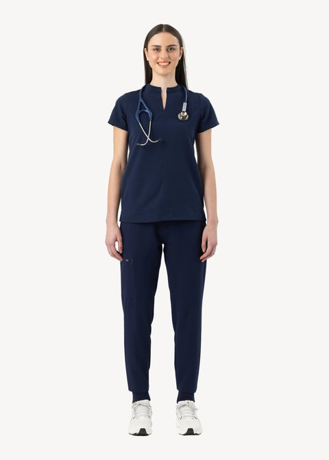 Halo Two Pocket Top Navy