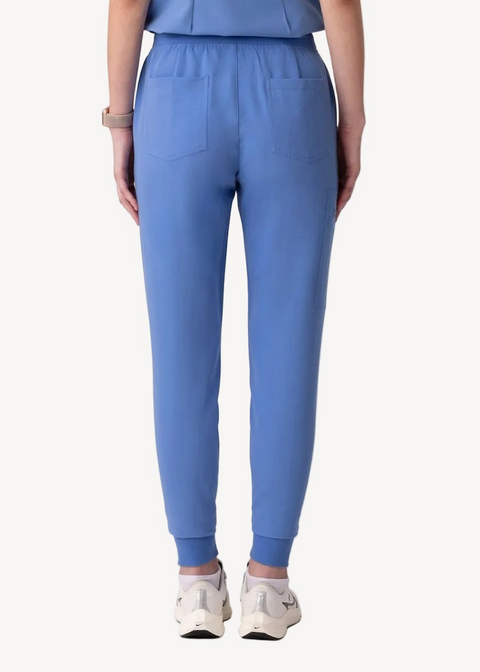 High Waist Joggers Ceil Blue