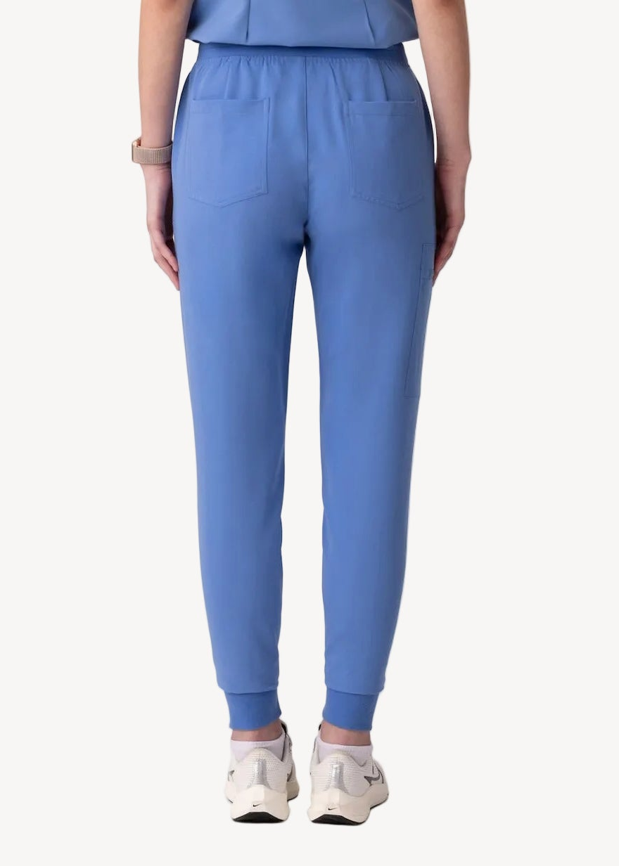 High Waist Joggers Ceil Blue