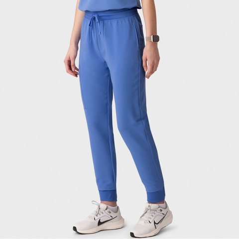 Women's High Waist Joggers Ceil Blue