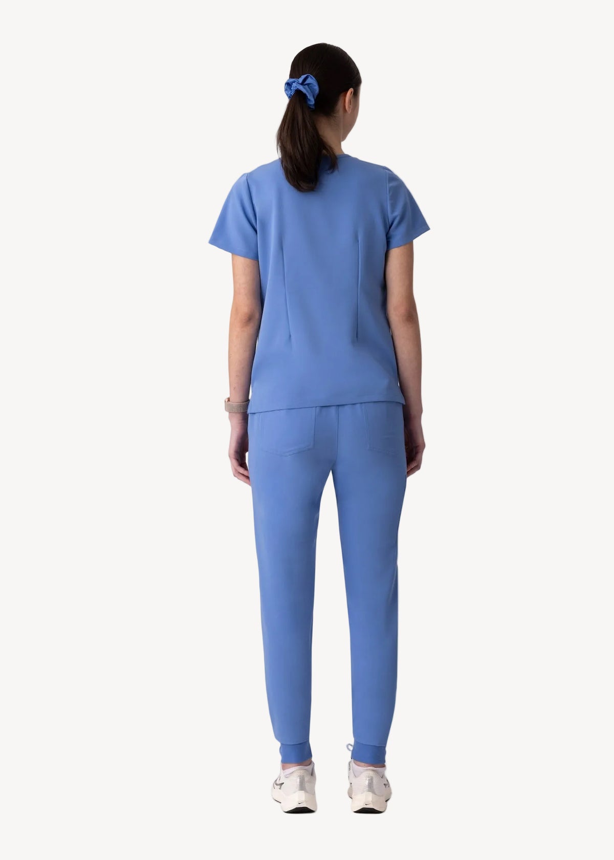 High Waist Joggers Ceil Blue