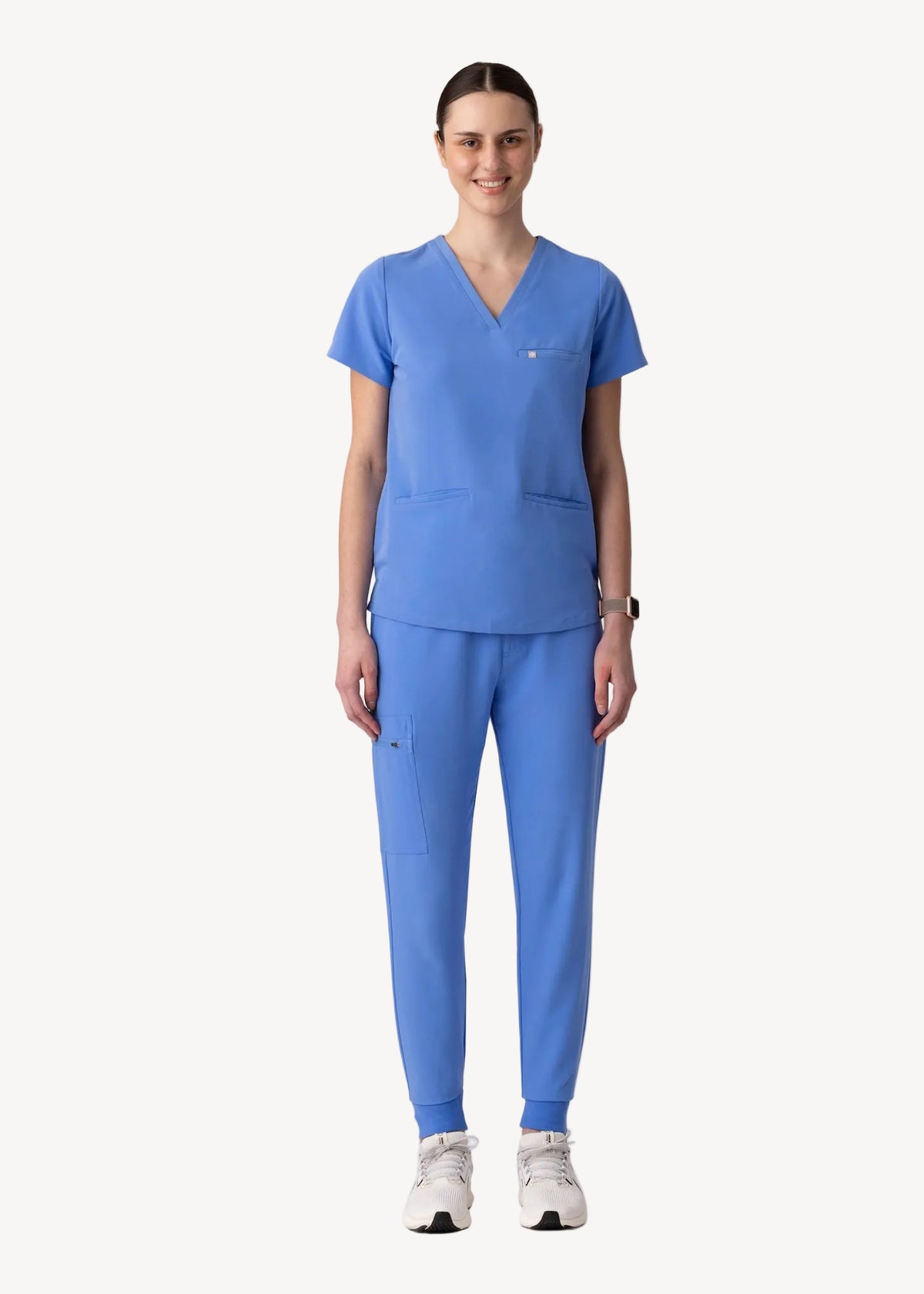Prana Three Pocket Top Ceil Blue