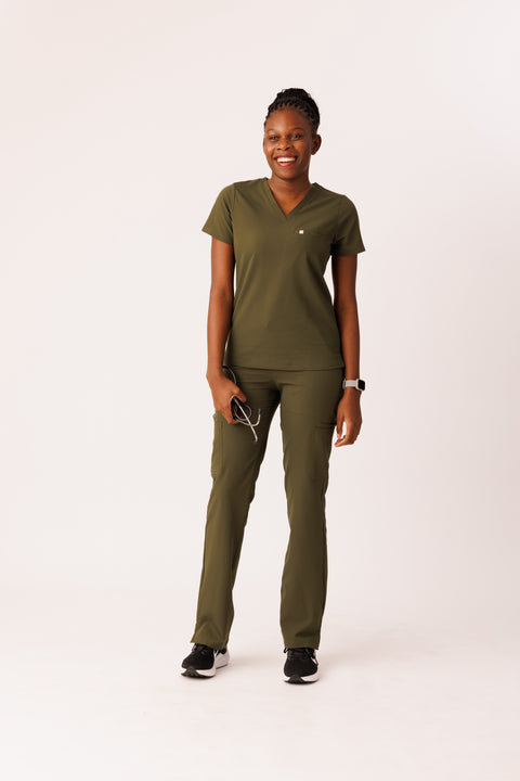 Women's Cargo Pants Olive