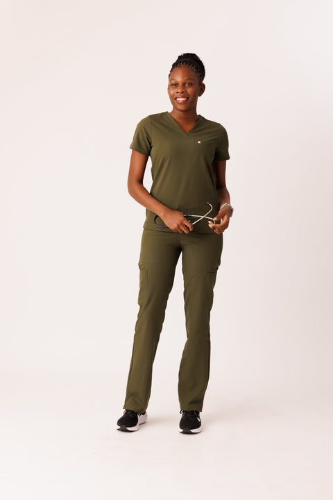 Women's Cargo Pants Olive