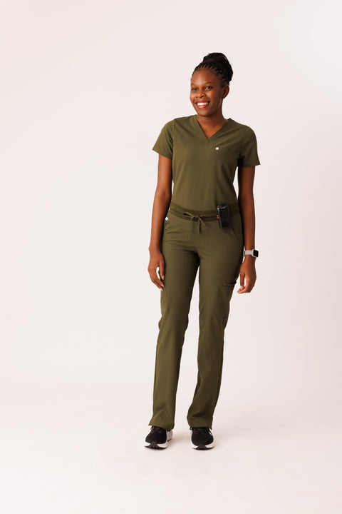 Women's Cargo Pants Olive