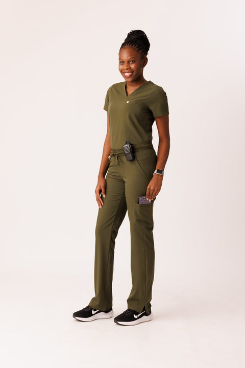 Women's Cargo Pants Olive