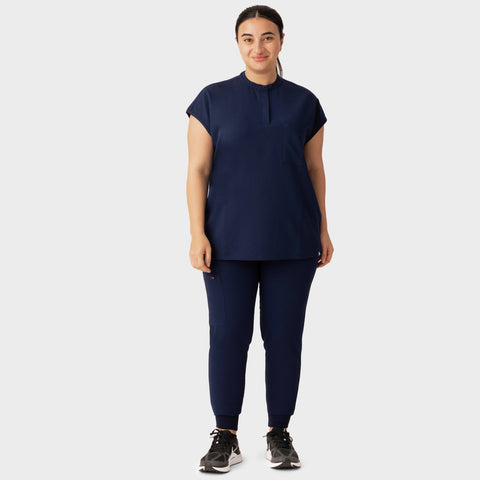Women's High Waist Joggers Navy