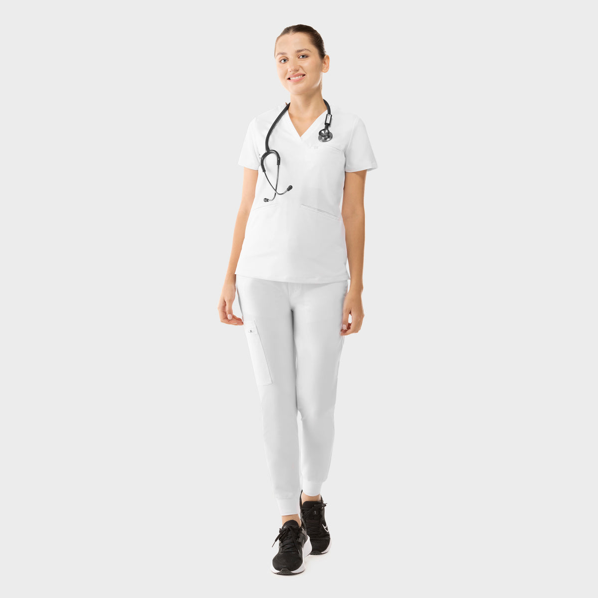 Prana Three Pocket Top White