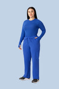 Women's Cargo Pants Royal Blue - Vaayu Scrubs 