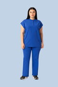 Women's Cargo Pants Royal Blue - Vaayu Scrubs 