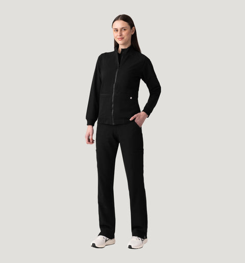 Women's Scrub Jacket Black
