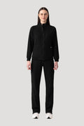 Women's Scrub Jacket Black - Vaayu Scrubs 