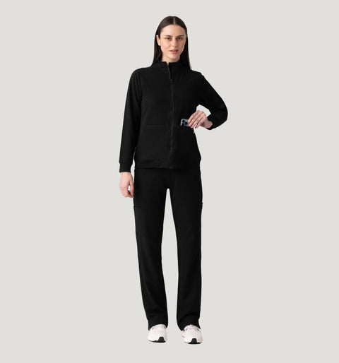 Women's Scrub Jacket Black