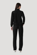 Women's Scrub Jacket Black - Vaayu Scrubs 