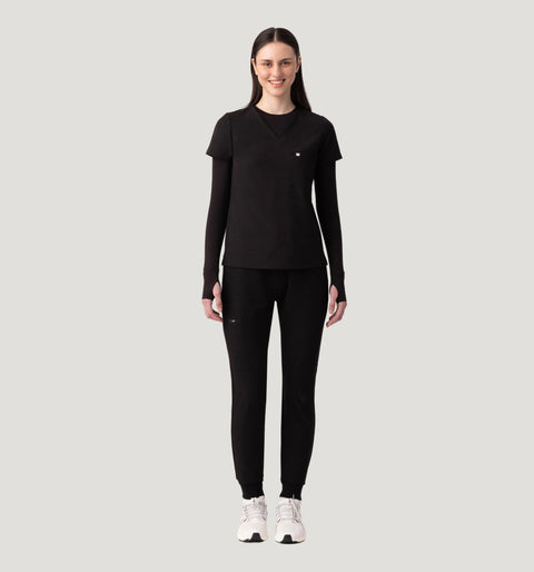 Women's High Waist Joggers Black