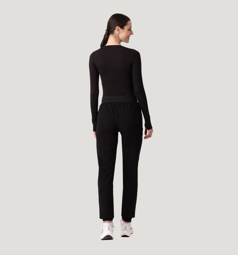 Women's High Waist Joggers Black