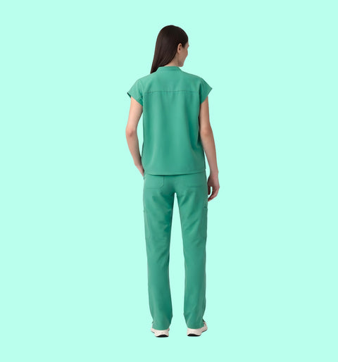 Women's Oversized Top Surgical Green