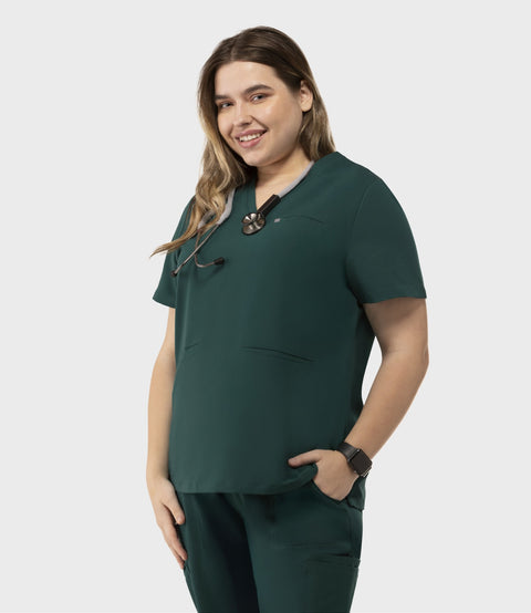 Prana Three Pocket Top Hunter Green