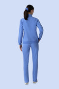 Women's Scrub Jacket Ceil Blue - Vaayu Scrubs 