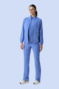 Women's Scrub Jacket Ceil Blue - Vaayu Scrubs 
