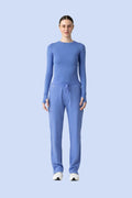 Women's Cargo Pants Ceil Blue - Vaayu Scrubs 