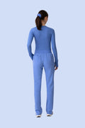 Women's Cargo Pants Ceil Blue - Vaayu Scrubs 