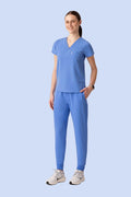 Aura One Pocket Top Ceil Blue - Vaayu Scrubs 