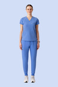 Aura One Pocket Top Ceil Blue - Vaayu Scrubs 