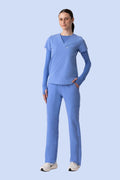 Aura One Pocket Top Ceil Blue - Vaayu Scrubs 
