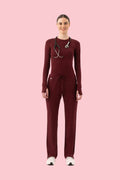 Under Scrub Burgundy - Vaayu Scrubs 