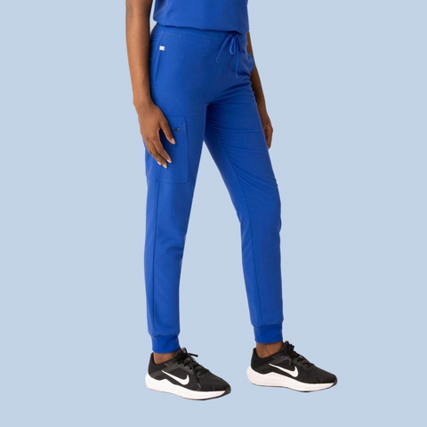Women's High Waist Joggers Royal Blue
