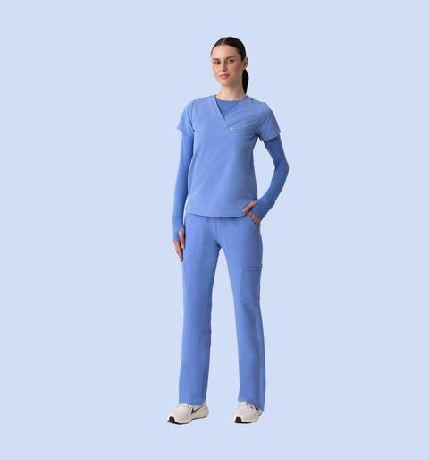 Under Scrub Ceil Blue - Vaayu Scrubs 