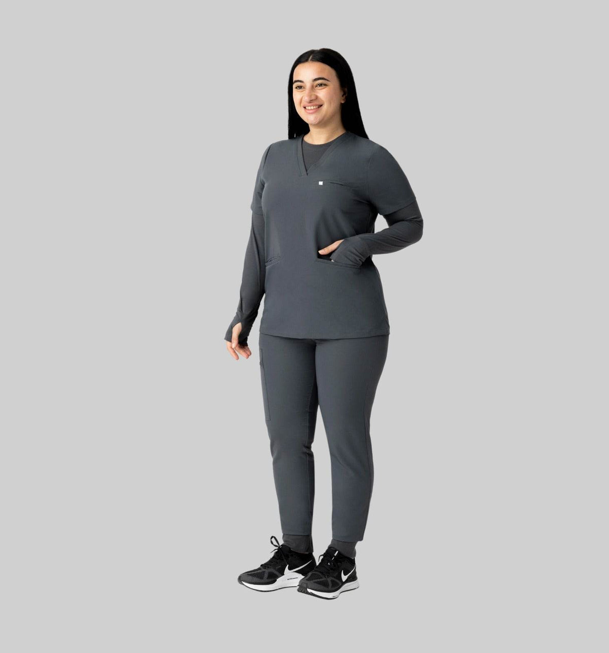 Under Scrub Pewter - Vaayu Scrubs 