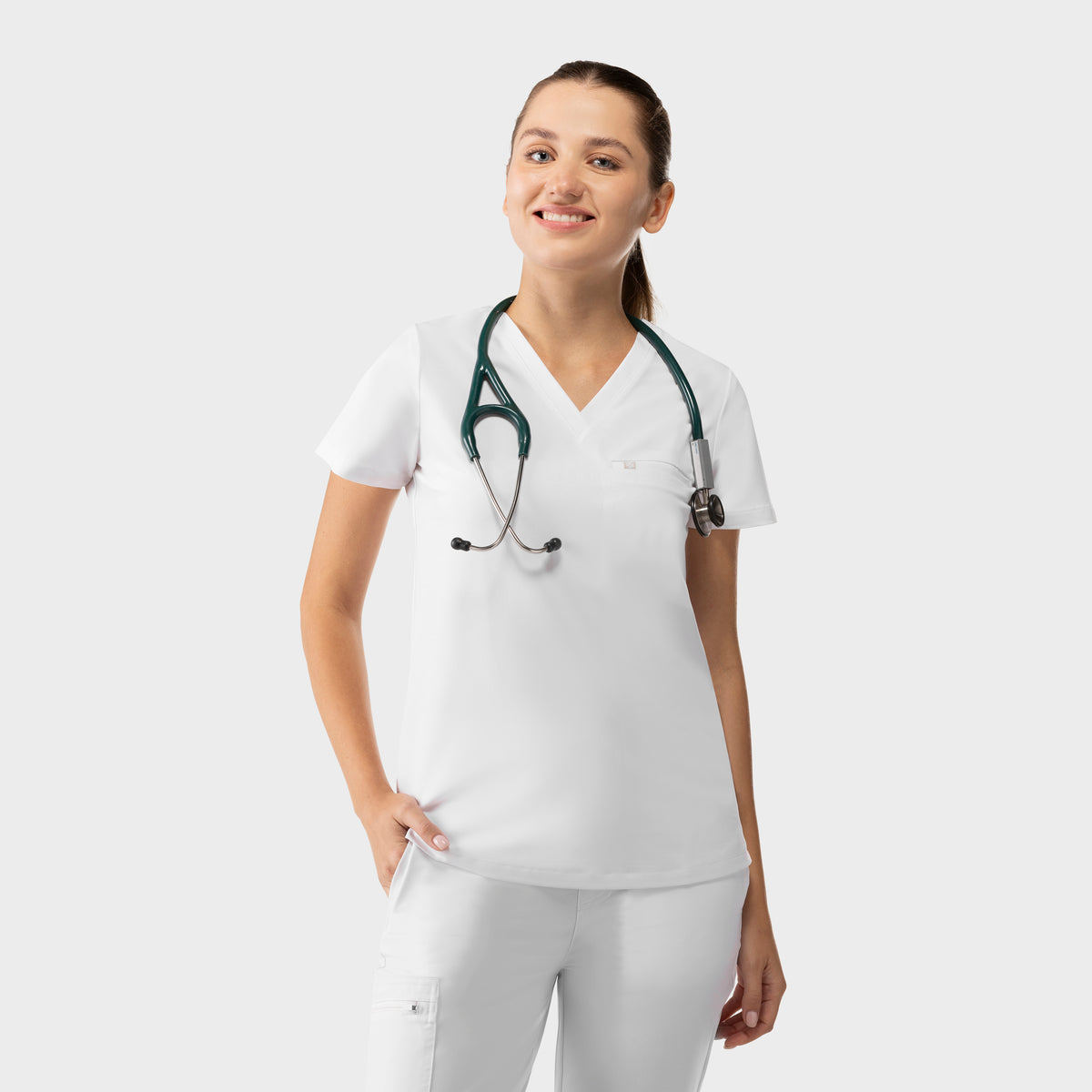 Aura One Pocket Top White