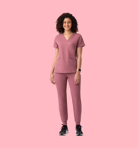 Prana Three Pocket Top Mauve