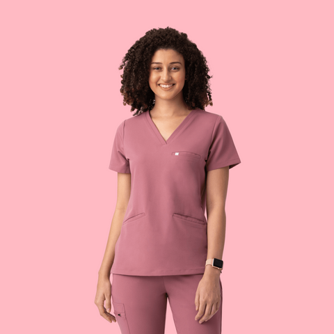Prana Three Pocket Top Mauve