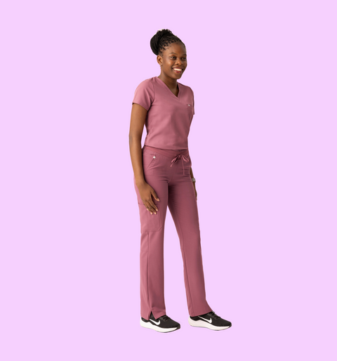 Aura One Pocket Top Mauve