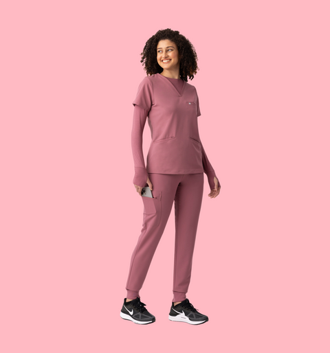 Prana Three Pocket Top Mauve